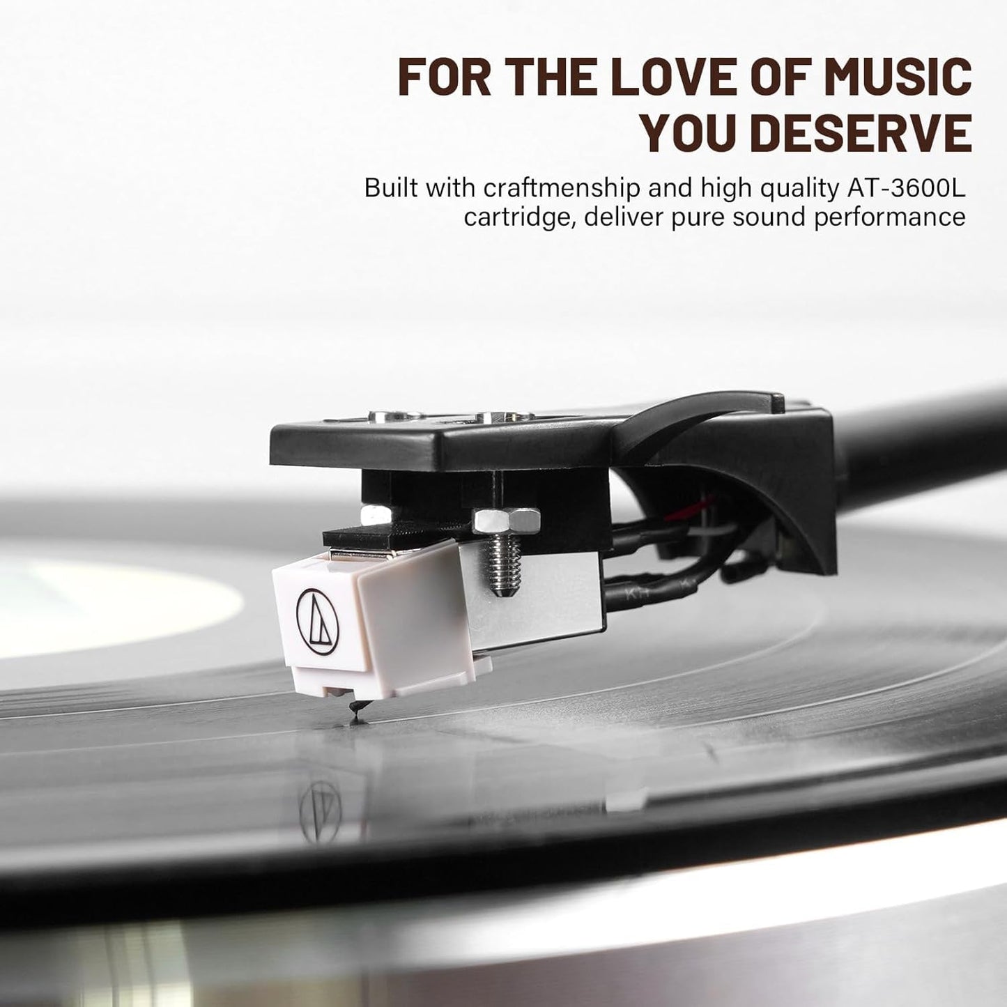 FEKTIK Record Player for Vinyl with Built in Speakers