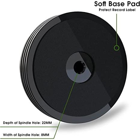 Record Weight Phono LP Disc Stabilizer, 50/60Hz Record Weight Stabilizer