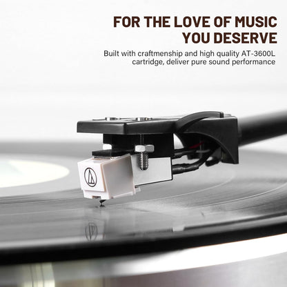FEKTIK Record Player for Vinyl with Built in Speakers