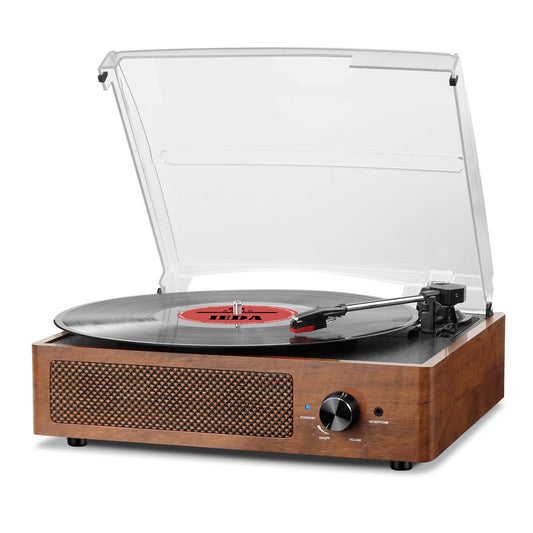 Vinyl Record Players Vintage Turntable for Vinyl Records with Speakers